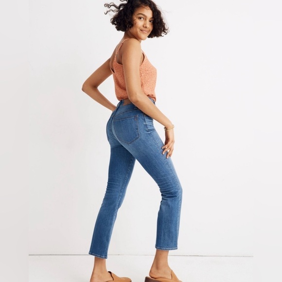 Madewell Curvy Cali Demi-Boot Jeans | Tierney Wash | Women’s 28 Tall High Rise - Picture 3 of 13